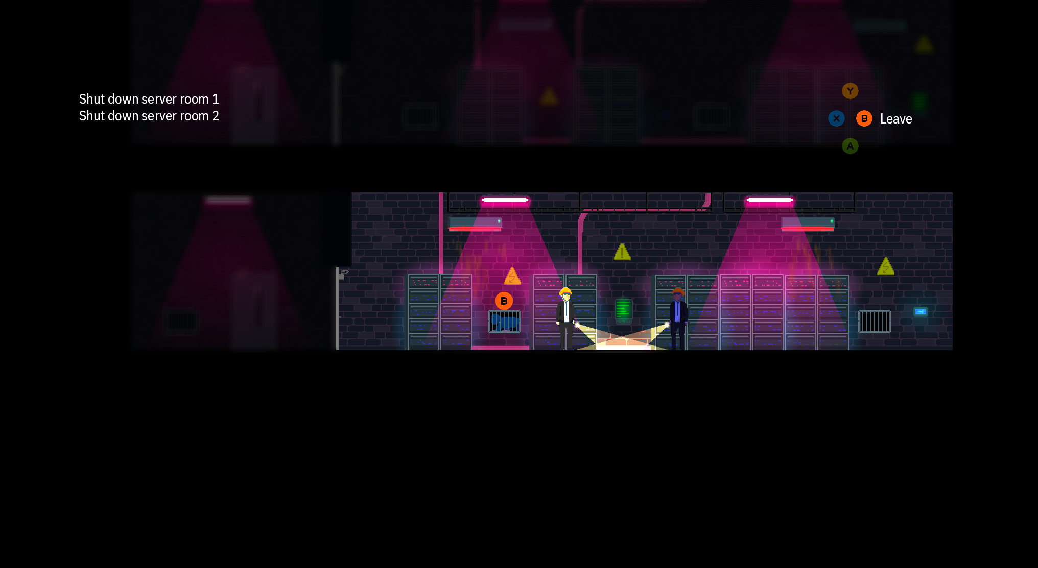 False Alarm - Sneaking through a guarded server room